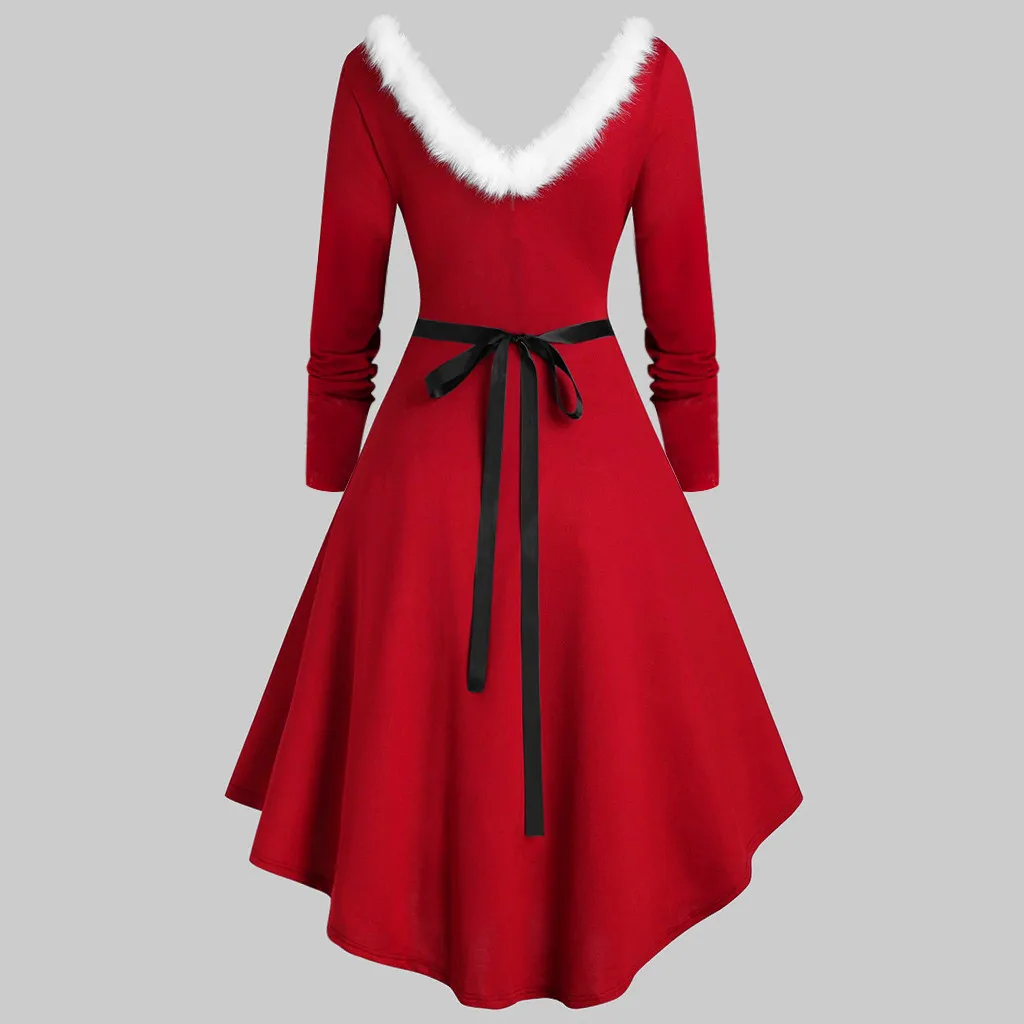 Christmas Swing Dress Adult Costume 