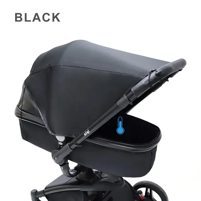 silver cross pram black