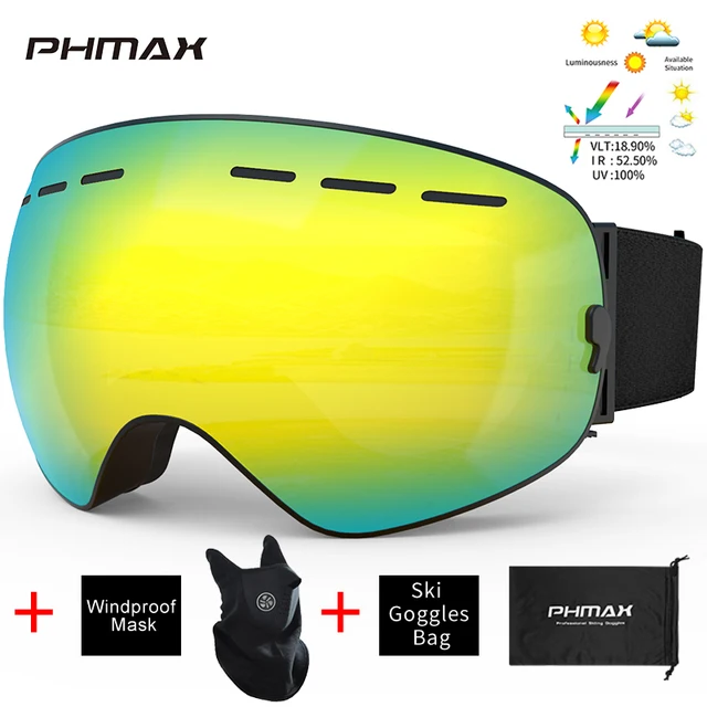 phmax ski goggles