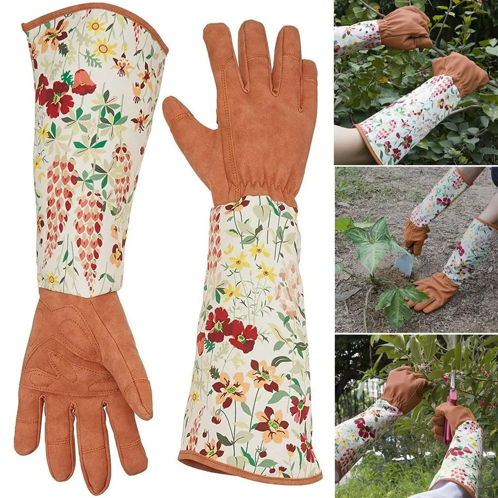 gardening gloves floral