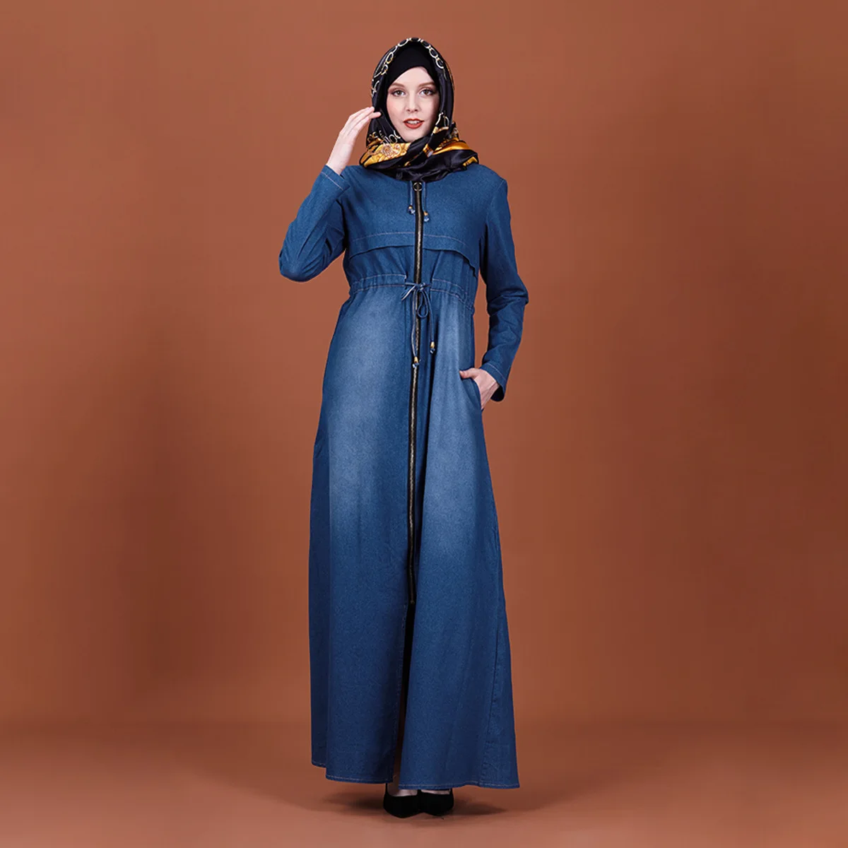 slim abaya