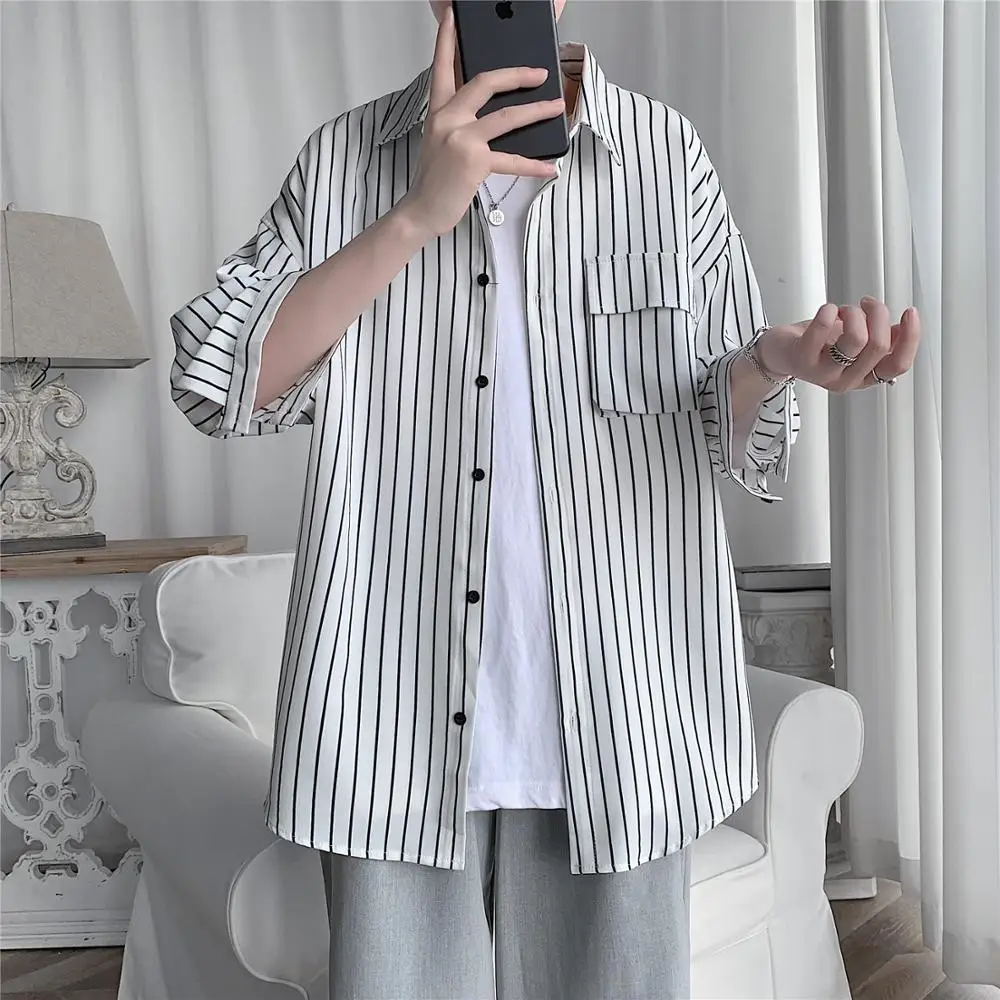 summer striped shirt