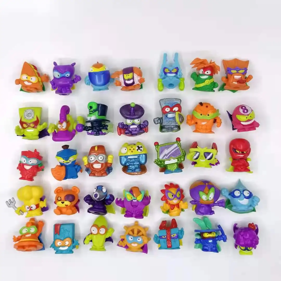 10-50pcs Original Superzings Superthings Action Figures 3CM Super Zings  Garbage Trash Collection Toys Model for Kids Gifts