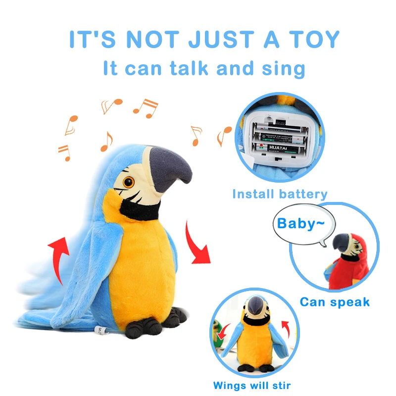 talking parrot toy