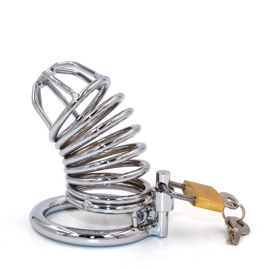 Купить Секс товары | Spiral Penis cage Male Chastity Device Cock Cage metal Chastity  Belt Sex Toys Drop shipping