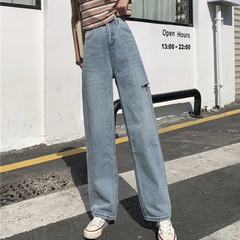 slim straight flex jeans