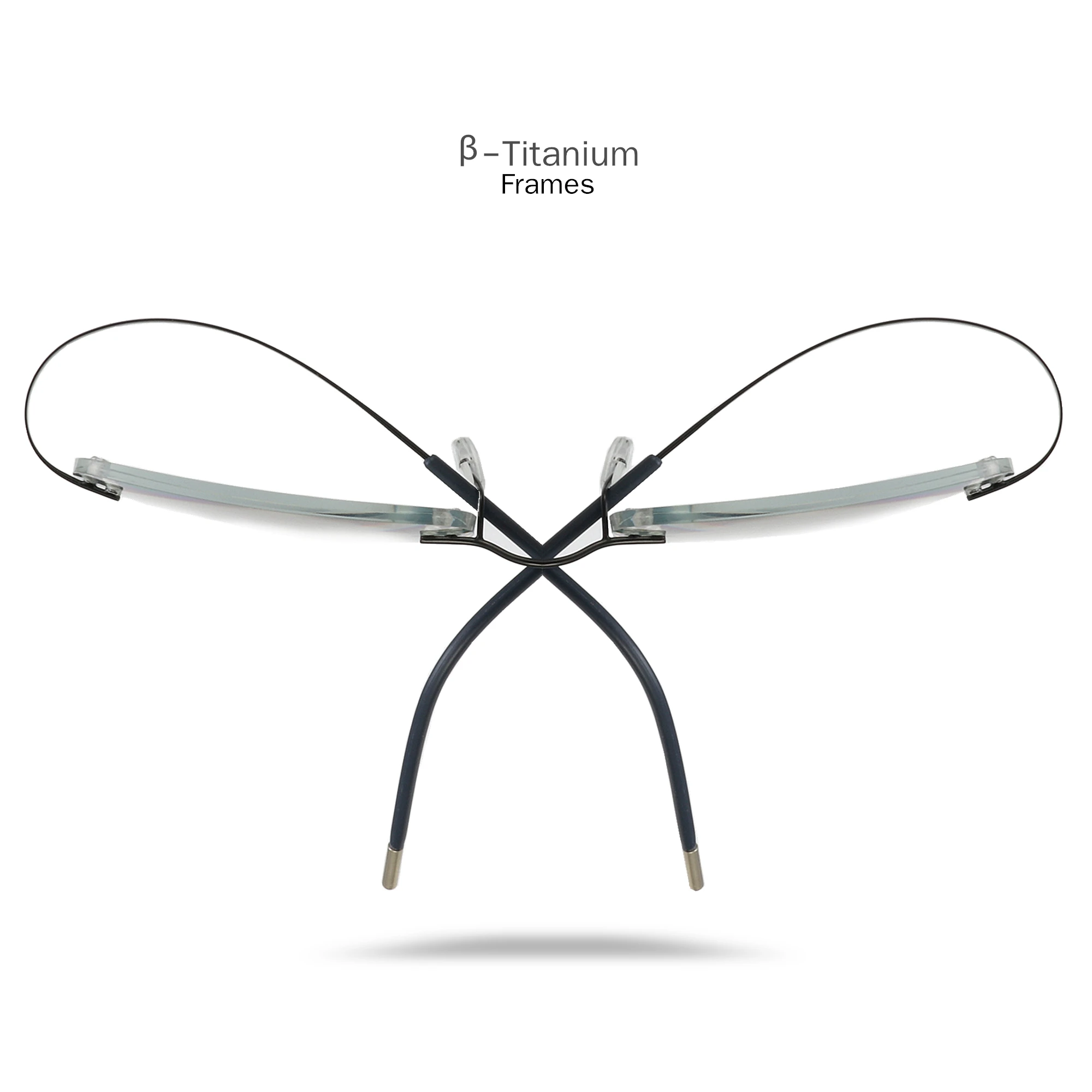 Acquistare Gli occhiali da uomo | Titanium Transition Aviation Sunglasses  Photochromic Myopia Glasses Rimless Eyeglasses Men with Diopters