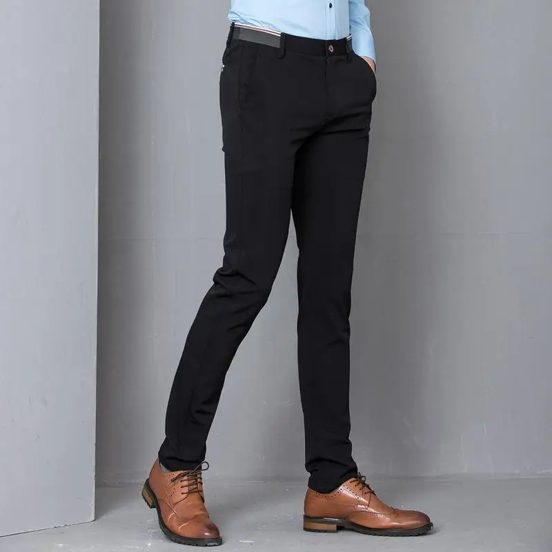 slim business pants