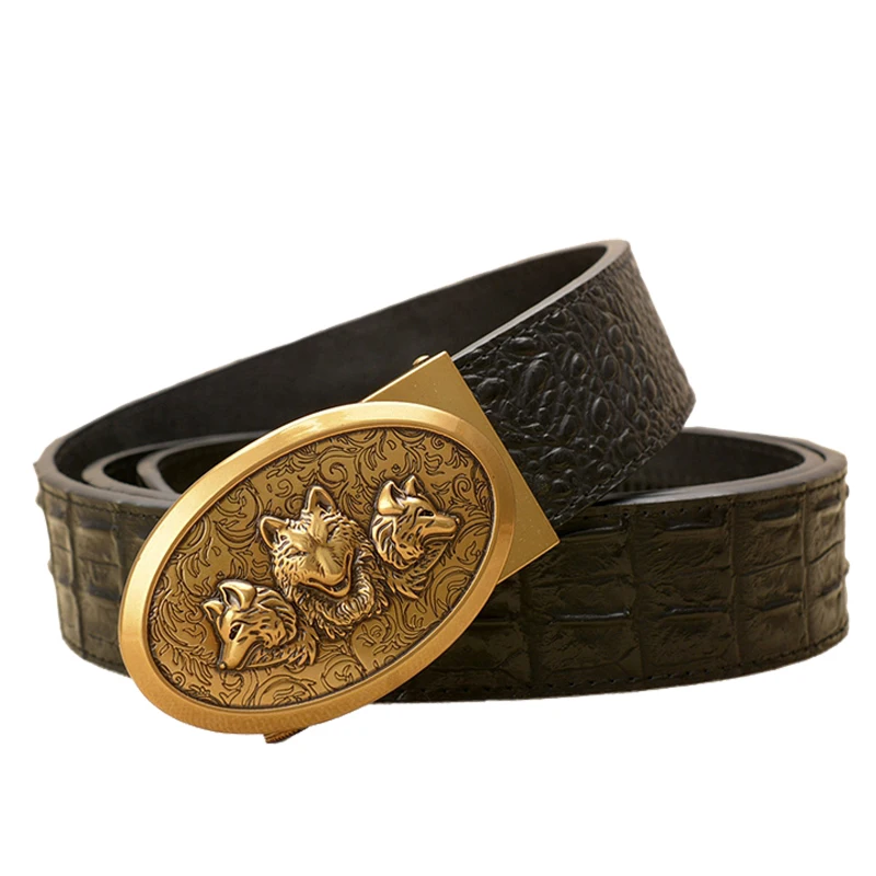 wolf buckle