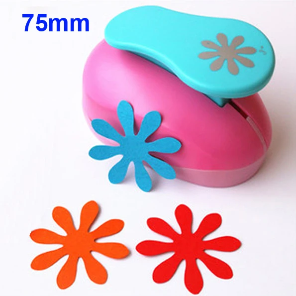 3'' 75mm Circle Flower Punch Craft Hole Puncher For Scrapbooking