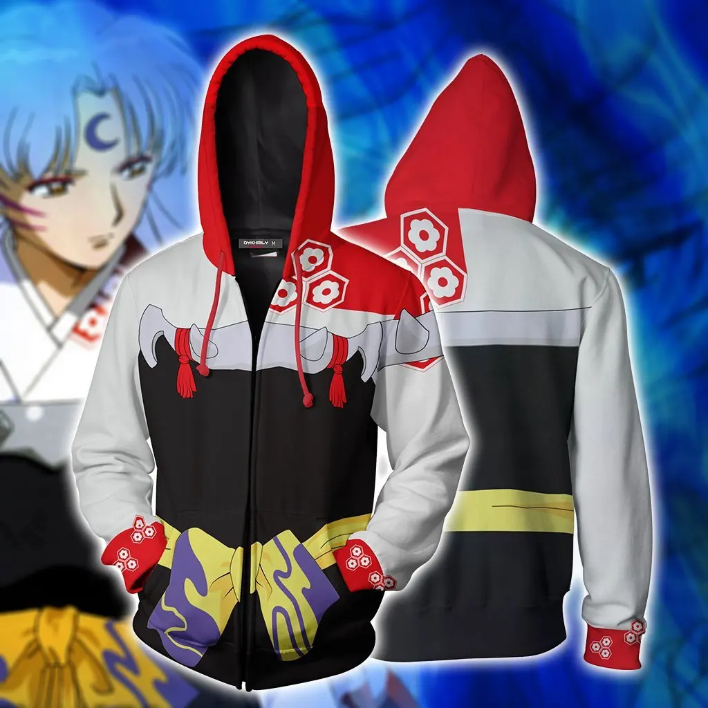 Anime Inuyasha Sesshomaru Jacket Hoodie 