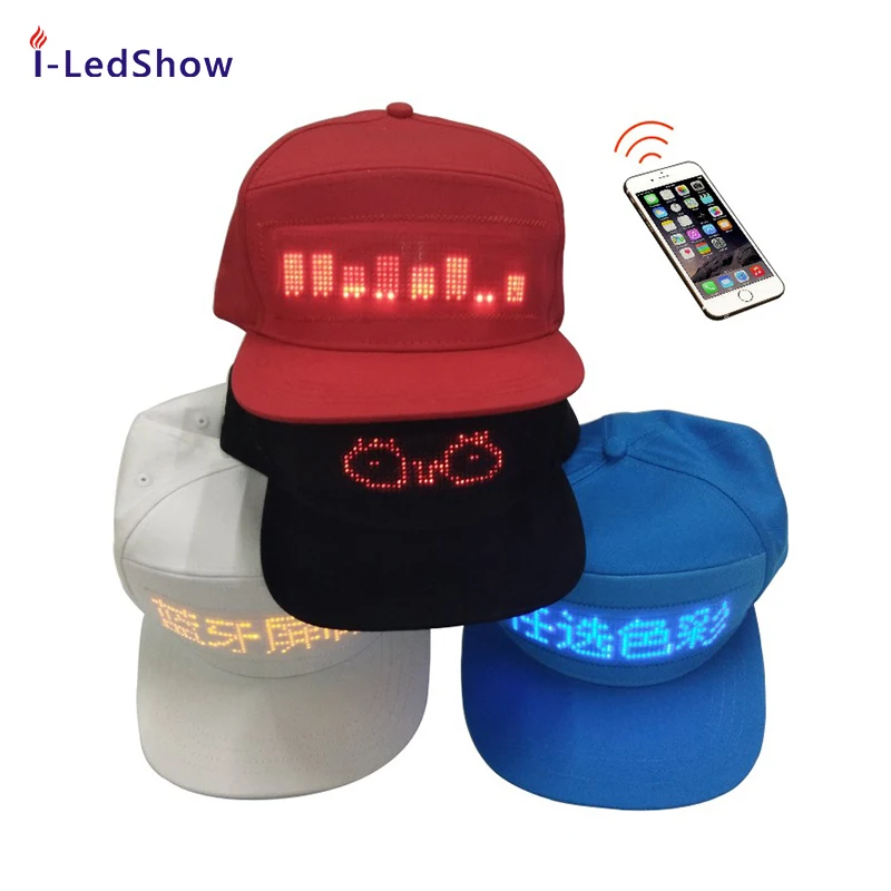 hat with led screen