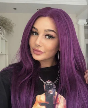 dark purple lace front