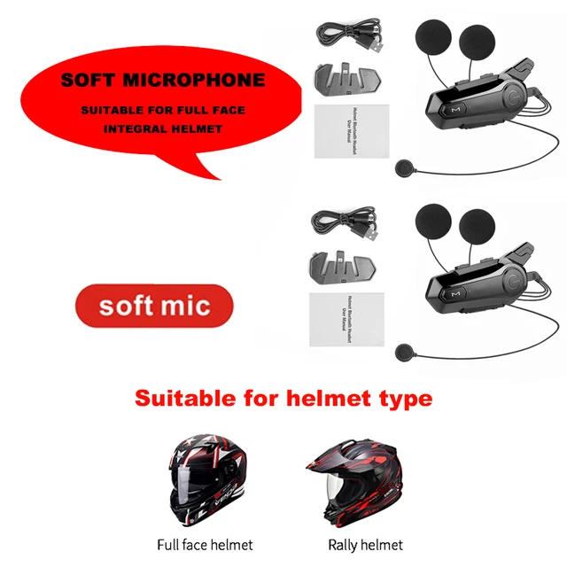 helmet bluetooth headset e1