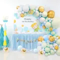 126pcs Macaron Garland Arch Kit latex Balloons Birthday Party Decoration Kids  Wedding Baby Shower Decorations  Balloon arch preview-4