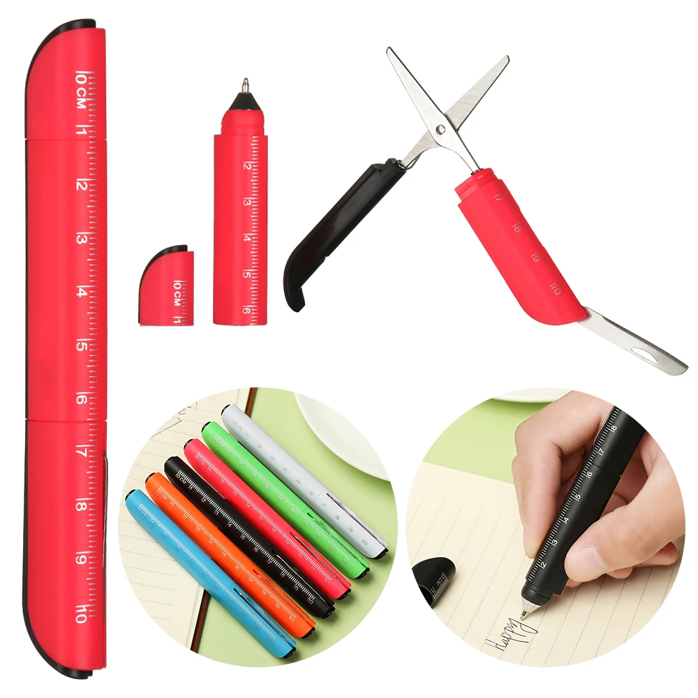 Mini Color Folding Scissor Pen Cutter Portable Size Safe Ceramic