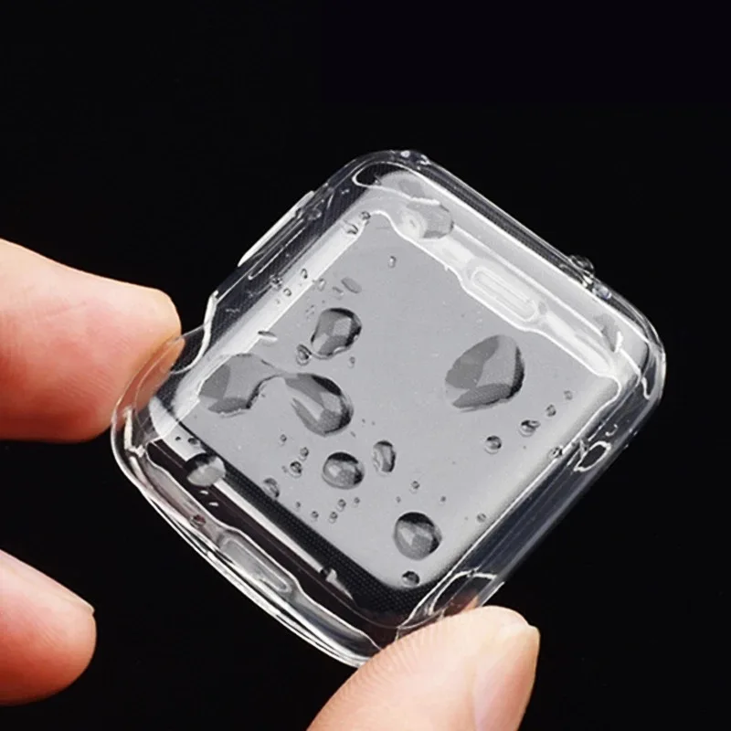 Screen Protector For Apple Watch 6 case 44MM 40MM Full TPU bumper Iwatch Cover 42mm 38MM accessories for iwatch series 5 4 3 2 1
