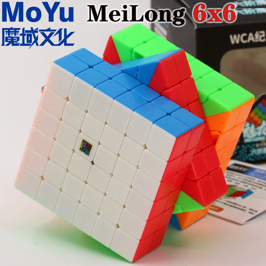 Αγορά Παζλ & παιχνίδια  MoYu Magic Cube MeiLong Series 6x6x6 Stickerless  Cubing Player Classroom 6x6 Puzzle Professional Speed Educational Kубик  рубика