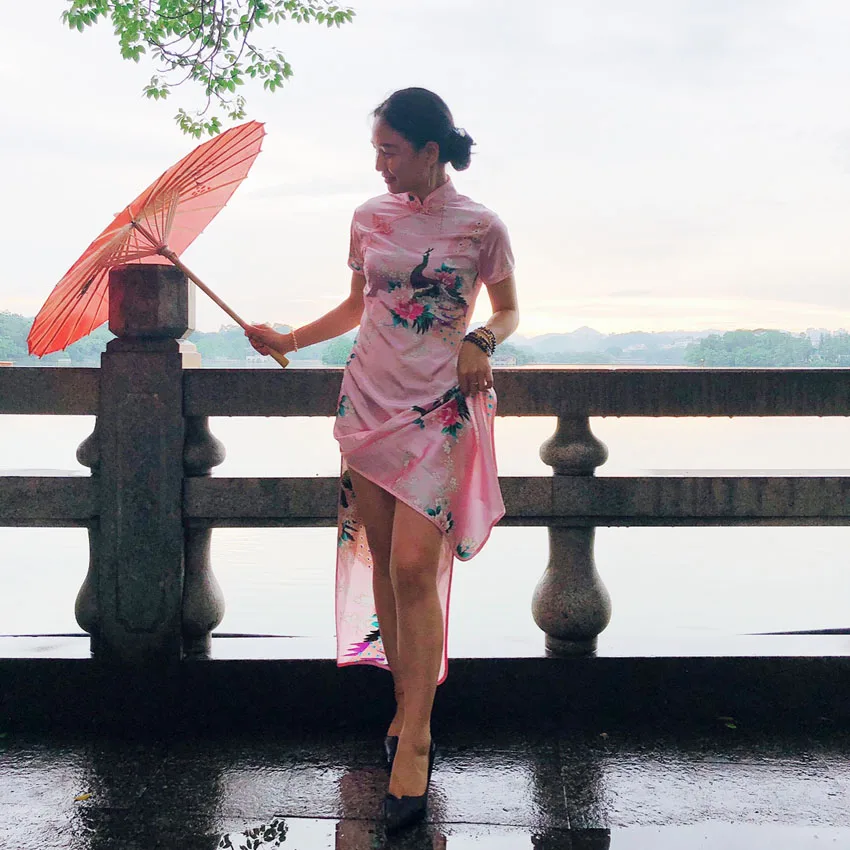 2023 Elegant Women Cheongsam Chinese Traditional Slim Dress Wedding Costume  Long Dresses Sexy Qipao Multi Color 6XL