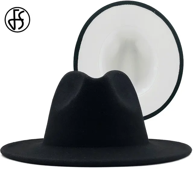 fedora hat black and white