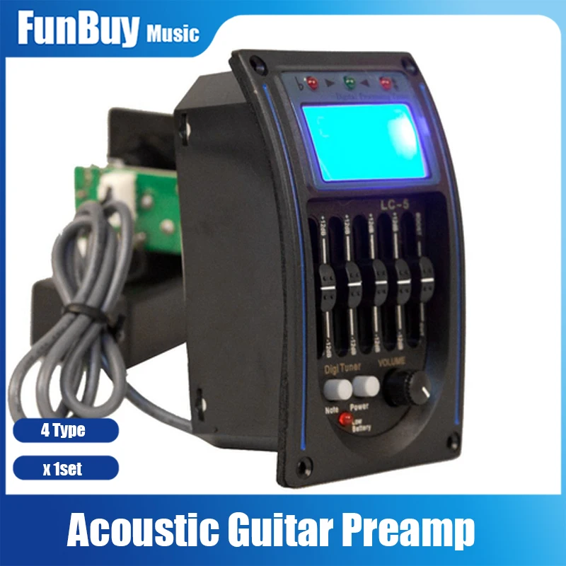 acoustic guitar pickup and preamp