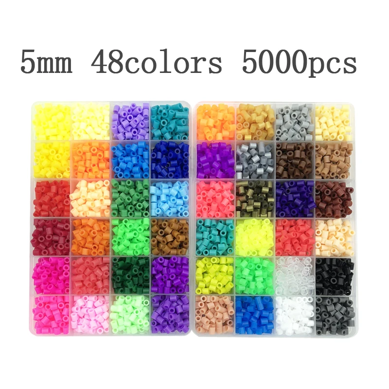 24/72 Colors Box Set Hama Beads Toy 2.6/5mm Perler Educational