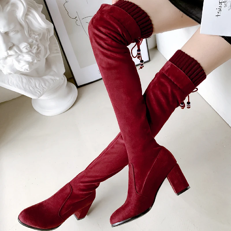 womens block boots