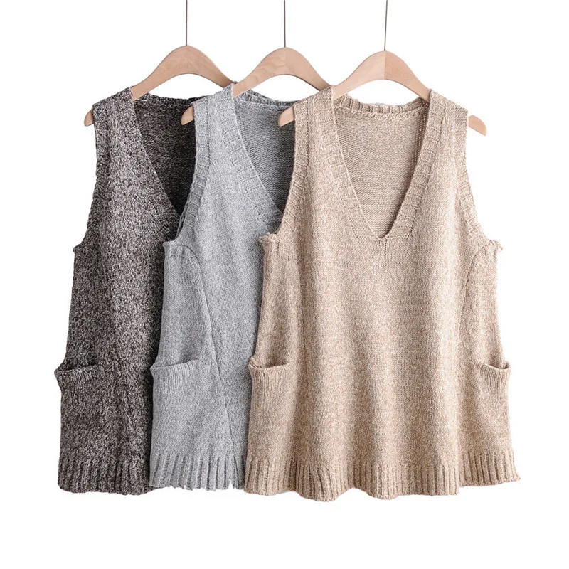 Vest Women's Vest 2020 New Style V-neck 