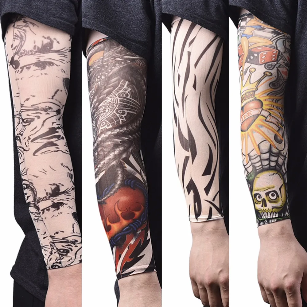 FakeTemporary Tattoo Sleeves Tattoos Full Long Slip On Arm Tattoo