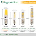 =(K)= 10PCS/LOT COB LED G9 E14 G4 Lamp Dimmable bulb 3w 5w 7w 9w DC 12V AC 220V Bulb G9 LED G4 COB Lamp Spotlight Chandelier preview-5