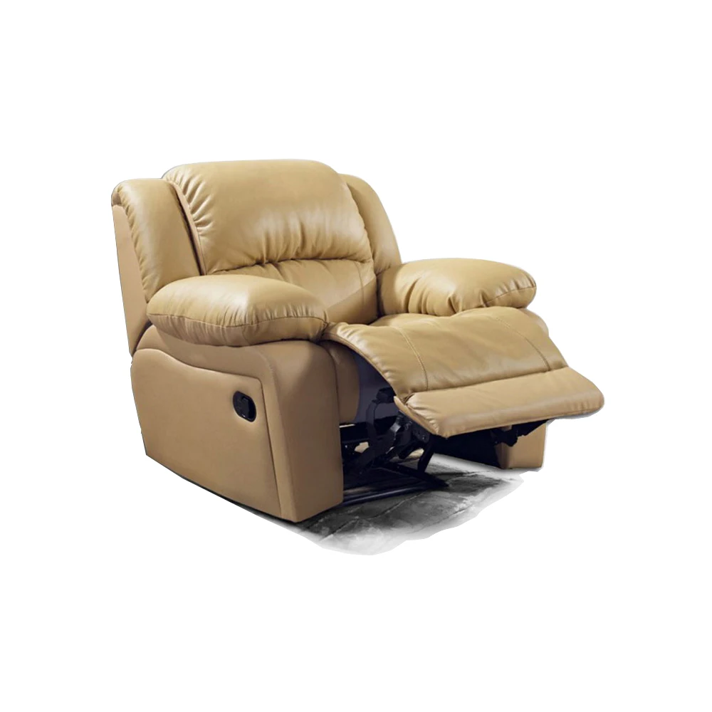 single leather sofa recliner