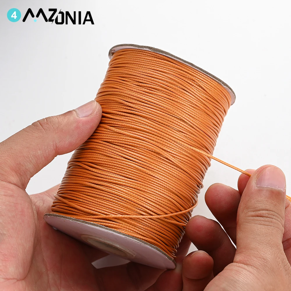 0.45/0.55/0.65 Waxed Cord Thread for Macrame DIY and Leather Craft