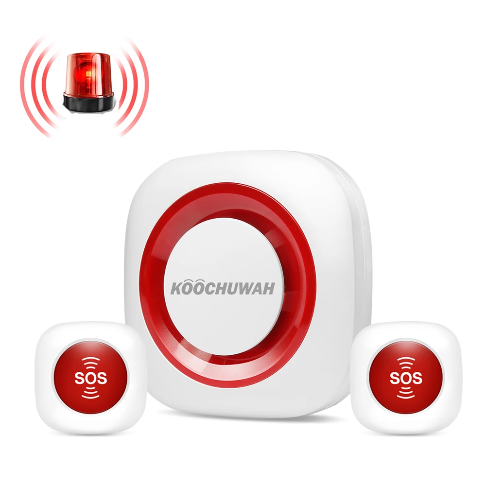 Купить Охранная сигнализация SOS GSM Panic Button Senior Emergency Alarm Safe System Caregiver
