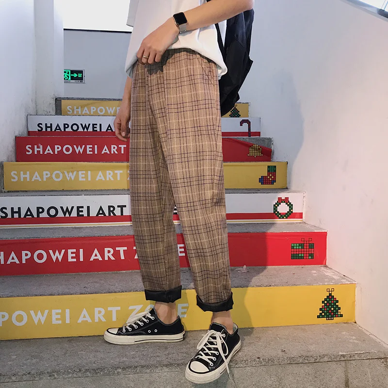 plaid skater pants