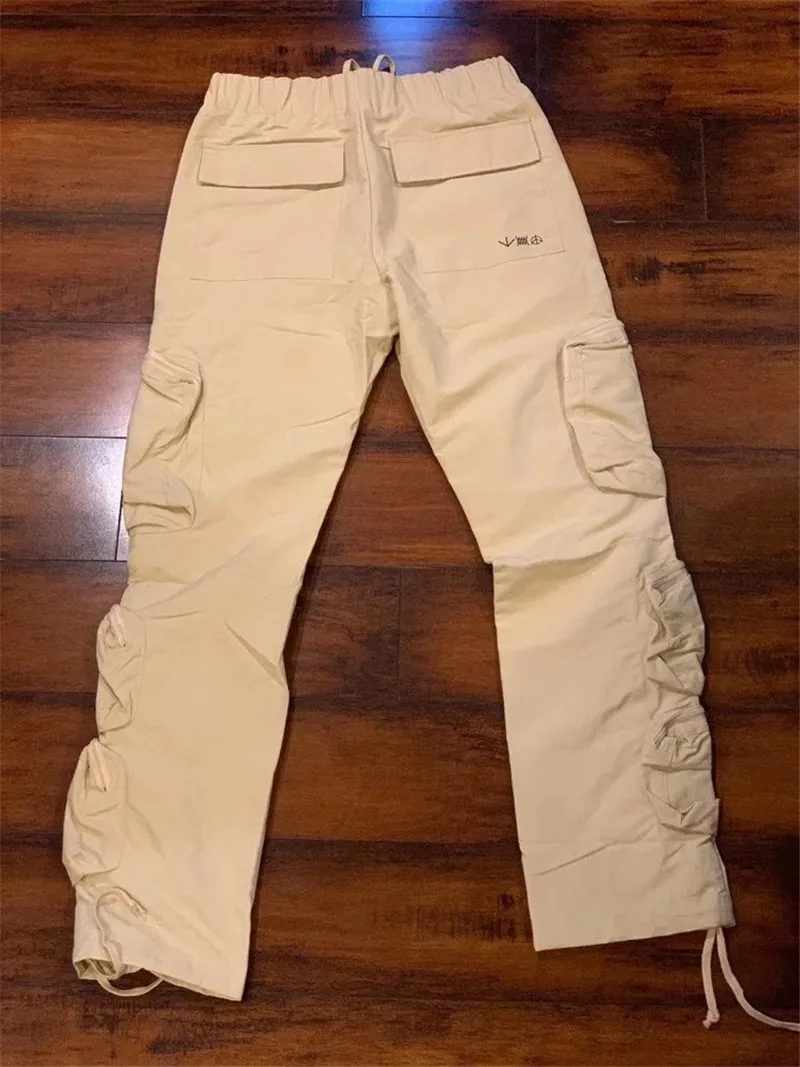 Acquistare Pantaloni | Travis Scott Whoisjacov Pocket Cargo Pants Men Women  Best Quality Joggers Drawstring Sweatpants Cactus Jack Trousers
