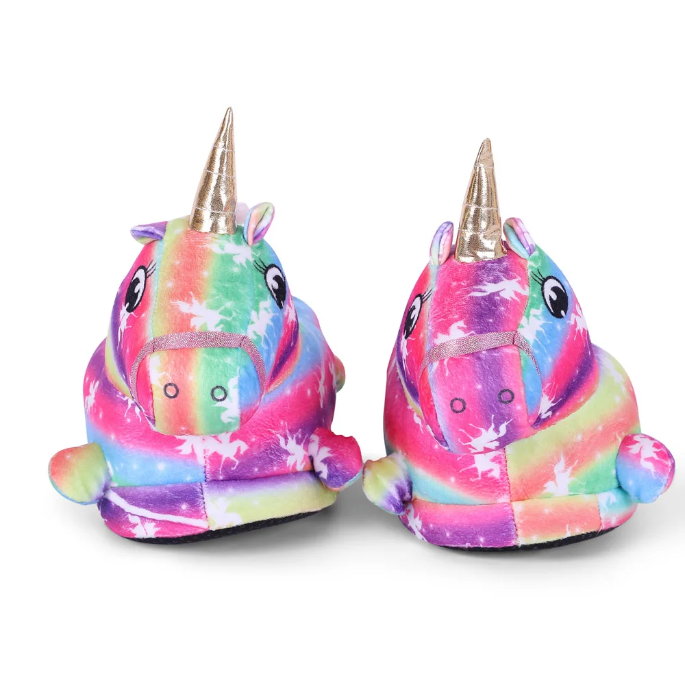 adult unicorn slippers