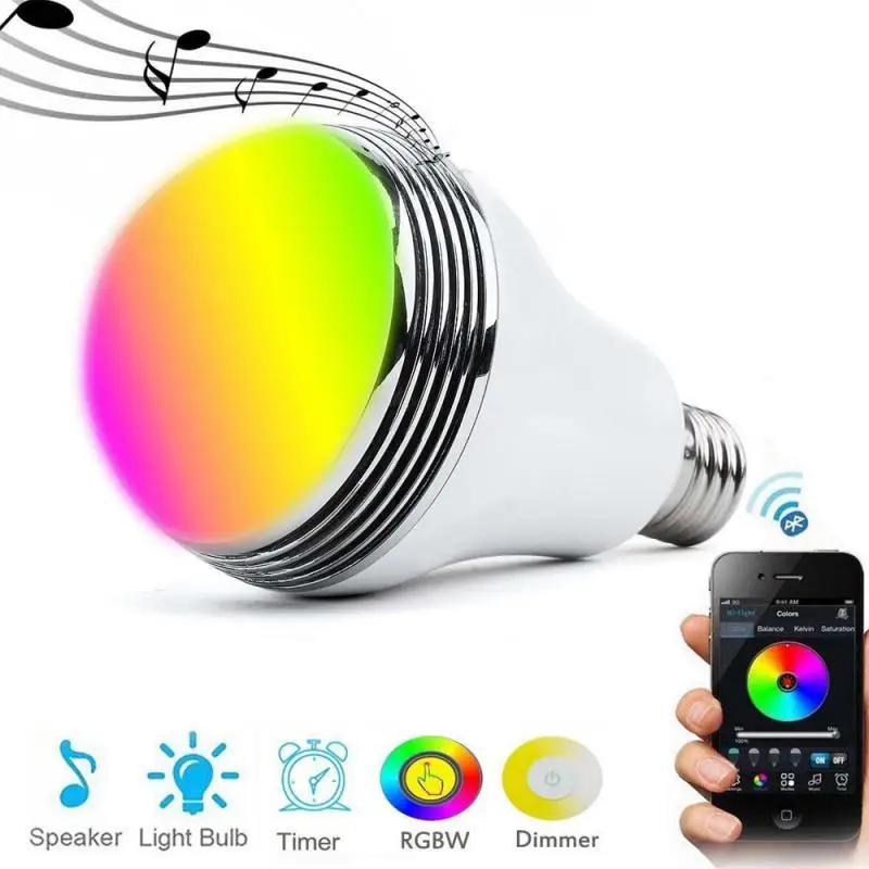 smart led bulb with speaker