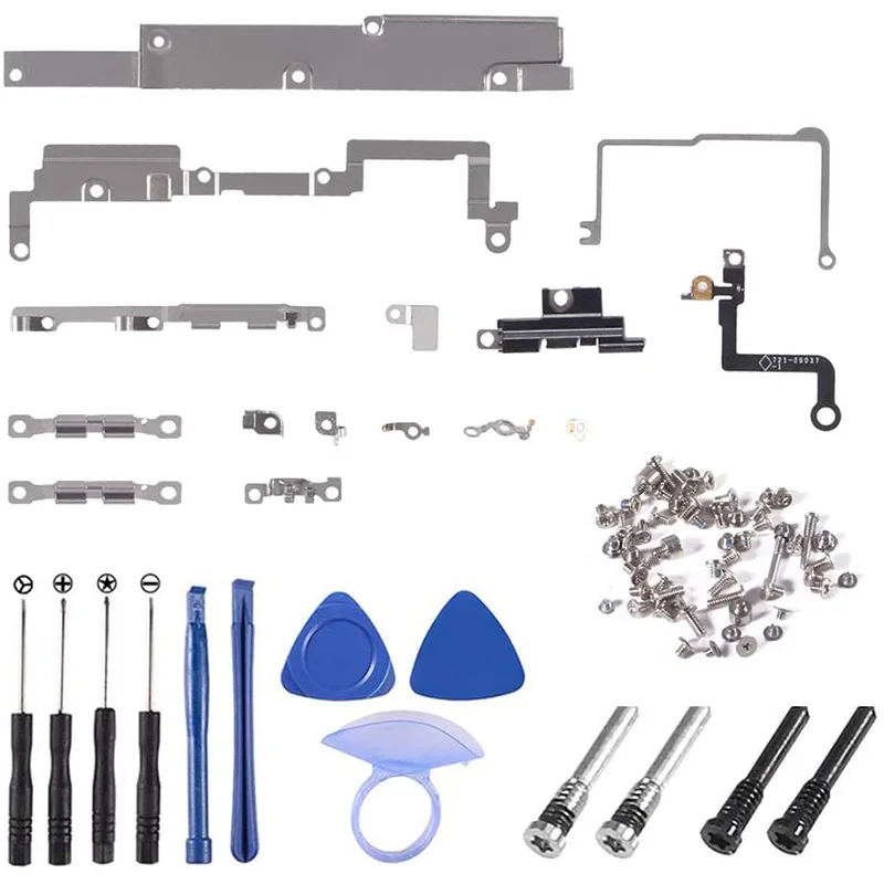 Internal Bracket Replacement Parts for iPhone 7/7Plus/8/8Plus /X/XR/XS/XS Including Complete Full Screw Set Repair Tool Kit