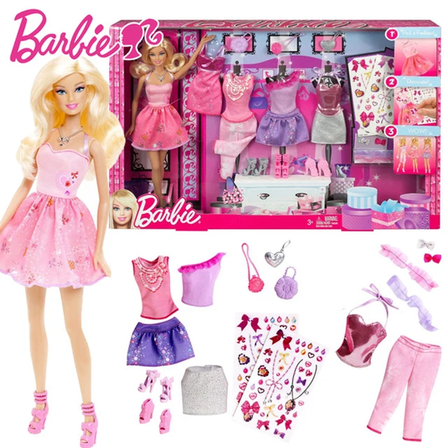 barbie clothes box