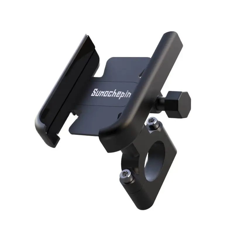 Bike Phone Holder CNC Motorcycle Handlebar Mobilephone Support Aluminum Alloy 360 Rotation MTB Road Bicycle Mount Accessories-animated-img