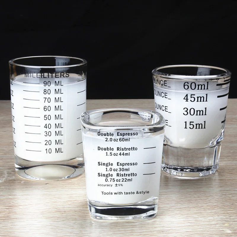 espresso shot glass measure