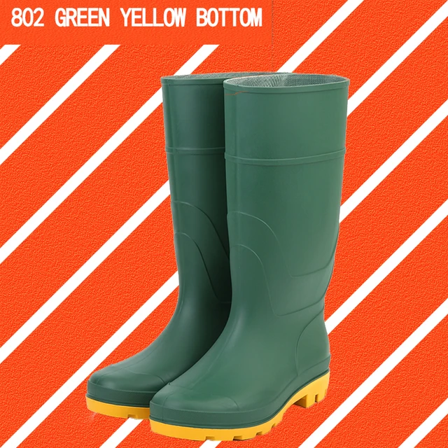 green work boots