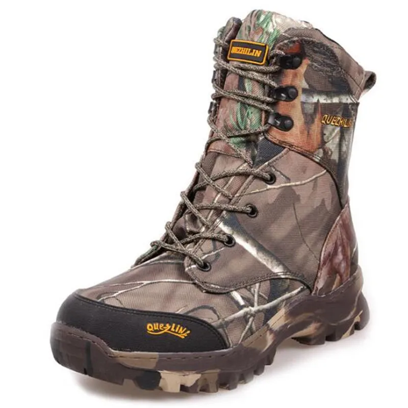 camouflage insulated boots