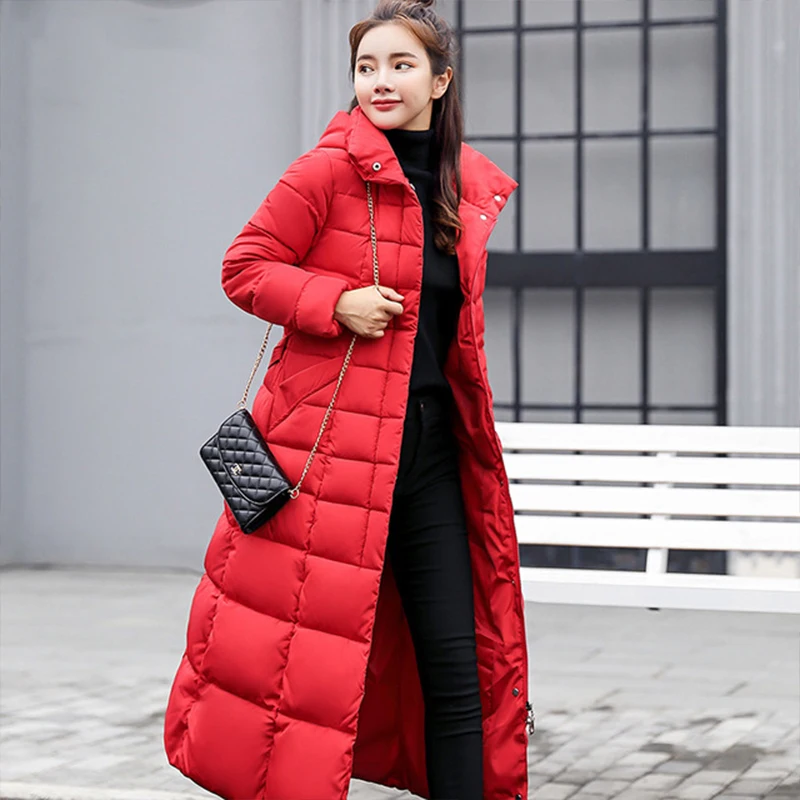 warm long womens coat