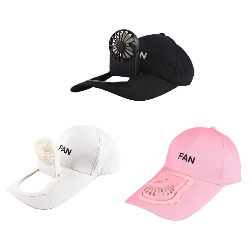 Summer Outdoor Fan Cooling Baseball Cap 