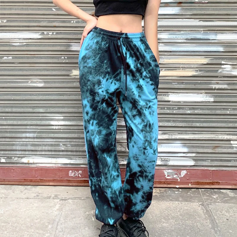 Women Tie-dye Sweatpants Loose 