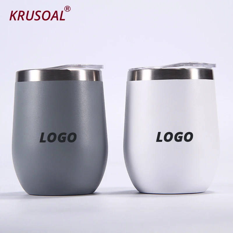 Logo Custom Cup Tumbler Egg Shell Water 