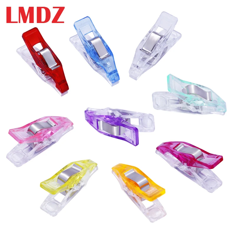 Multipurpose Sewing Clips Colorful Plastic Binding Clips For DIY