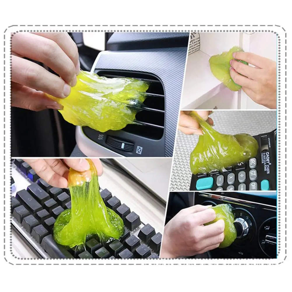 Cleaning Gel Universal Super Cleaner Putty Slime for Car Vent Keyboard Auto  Dashboard Dust Dirt Remover PC Phone Laptops Cameras