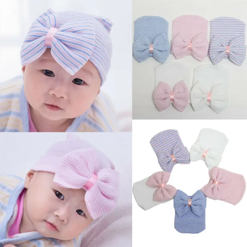 Cute Newborn Baby Girl Boys Striped 